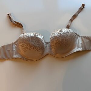 Soma Tan Strapless/Convertible Bra (underwire), 38D